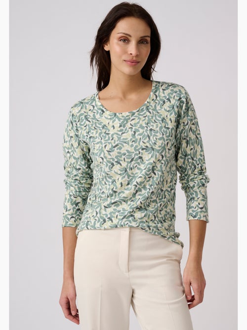 Pull maille fine uni ou imprimé - damart - Kiabi Pull maille fine uni ou imprimé - damart - Kiabi