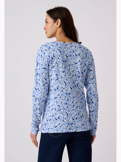 Pull maille fine uni ou imprimé - damart - Kiabi Pull maille fine uni ou imprimé - damart - Kiabi