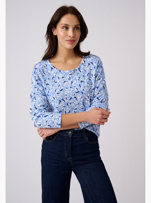 Pull maille fine uni ou imprimé - damart - Kiabi Pull maille fine uni ou imprimé - damart - Kiabi