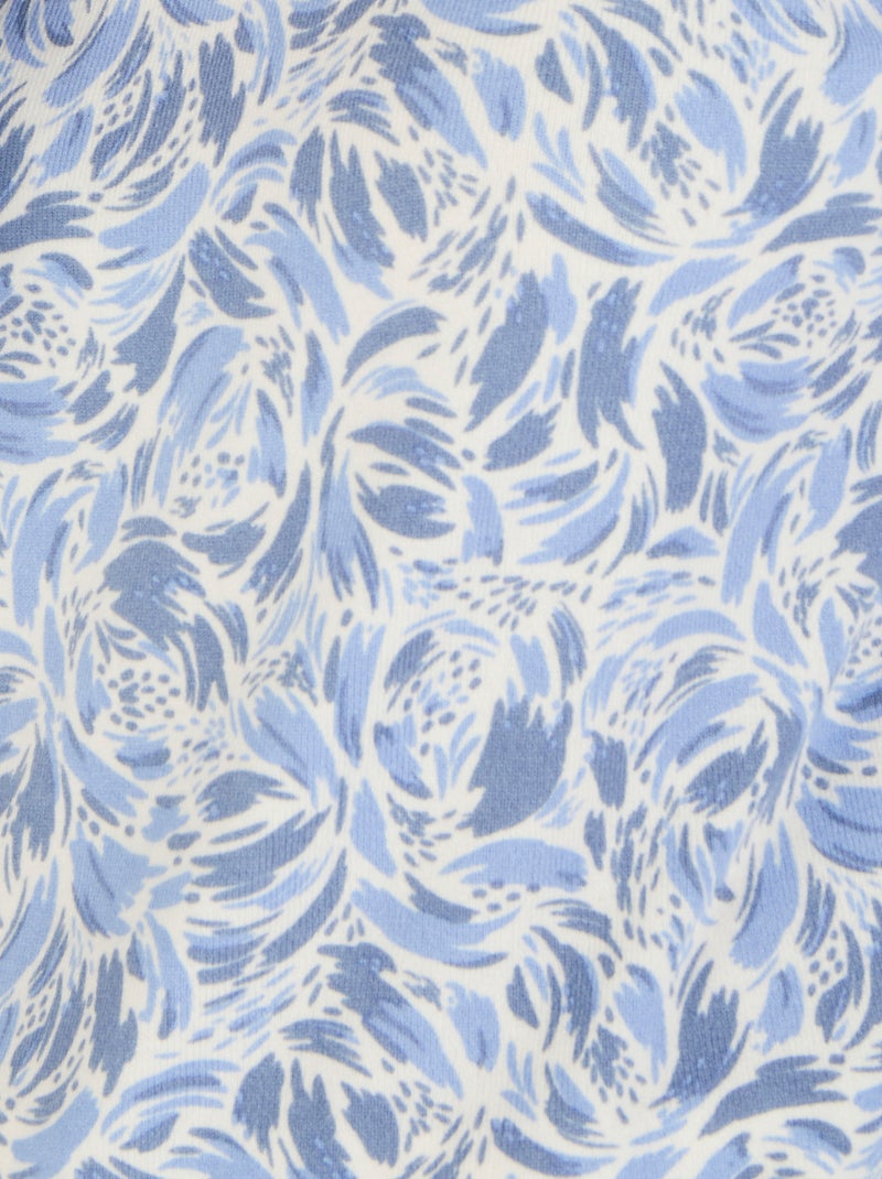 Pull maille fine uni ou imprimé - Damart Crème - Kiabi