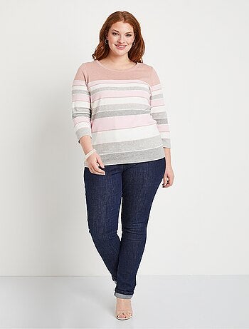 Pull maille jacquard fantaisie