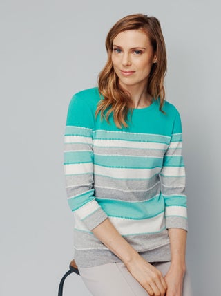 Pull maille jacquard fantaisie