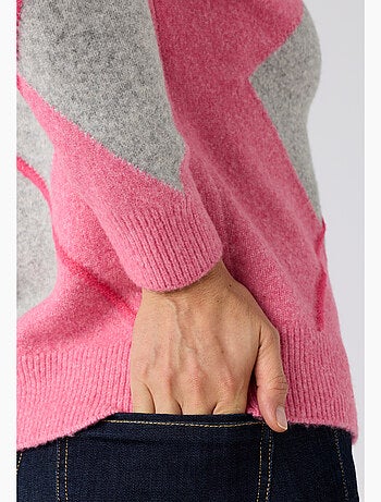 Pull maille jacquard Thermolactyl - Damart