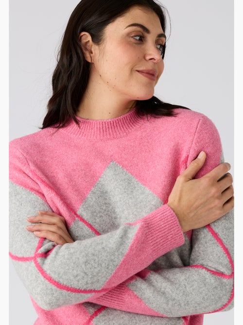 Pull maille jacquard Thermolactyl - Damart - Kiabi