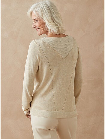 Pull maille légèrement brillante - DAXON