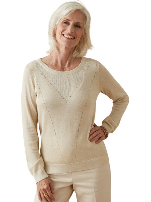 Pull maille légèrement brillante - DAXON - Kiabi