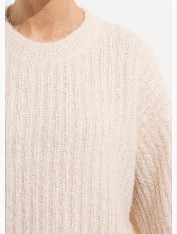 Pull maille loose, manches bouffantes - AFIBEL
