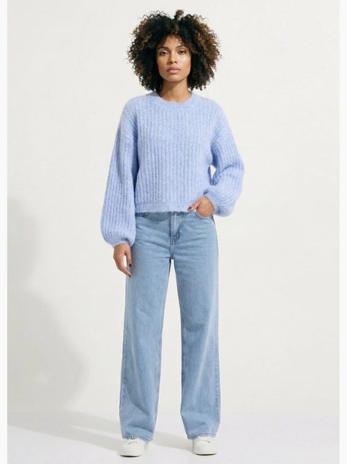 Pull maille loose, manches bouffantes - AFIBEL - Kiabi