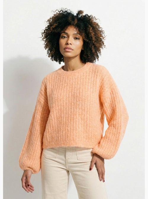 Pull maille loose, manches bouffantes - AFIBEL - Kiabi