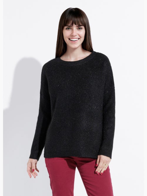 Pull maille mousseuse encolure bateau - afibel - Kiabi Pull maille mousseuse encolure bateau - afibel - Kiabi