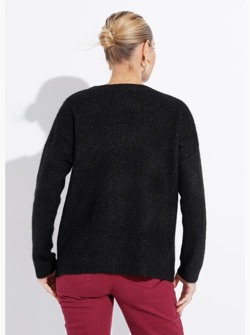 Pull maille mousseuse encolure bateau - afibel - Kiabi Pull maille mousseuse encolure bateau - afibel - Kiabi