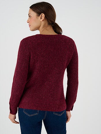 Pull maille perlée mélange alpaga - Damart