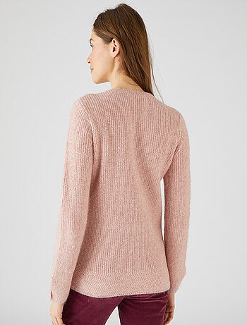 Pull maille perlée mélange alpaga - Damart