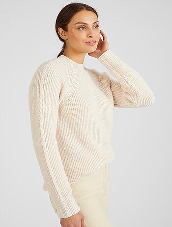 Pull maille perlée Thermolactyl - Damart