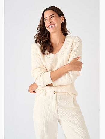 Pull maille perlée Thermolactyl - Damart