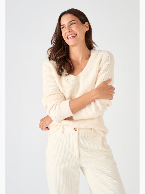 Pull maille perlée Thermolactyl - Damart - Kiabi