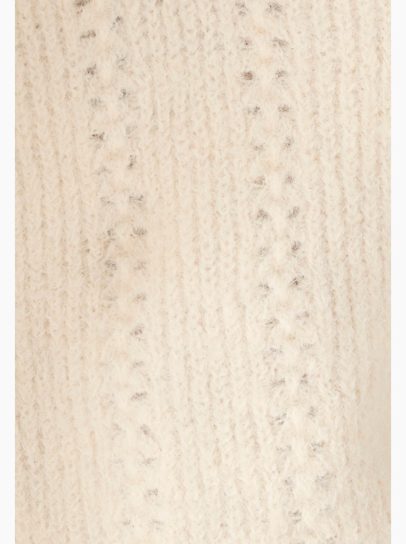 Pull maille perlée Thermolactyl - Damart Blanc cassé - Kiabi