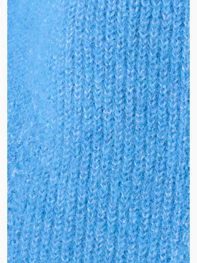 Pull maille perlée Thermolactyl - Damart Bleu ciel - Kiabi