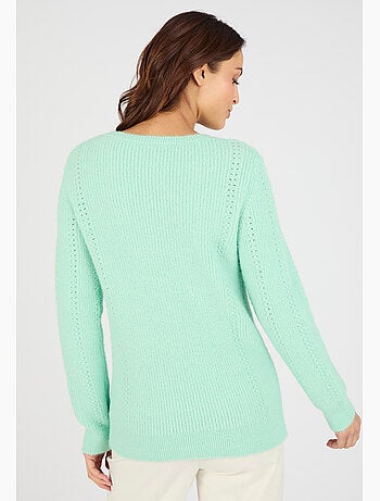 Pull maille perlée Thermolactyl - Damart