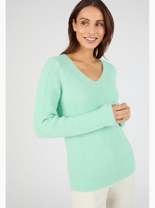 Pull maille perlée Thermolactyl - Damart - Kiabi