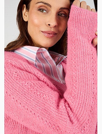Pull maille perlée Thermolactyl - Damart
