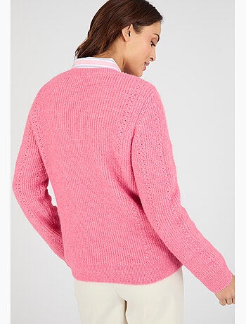 Pull maille perlée Thermolactyl - Damart