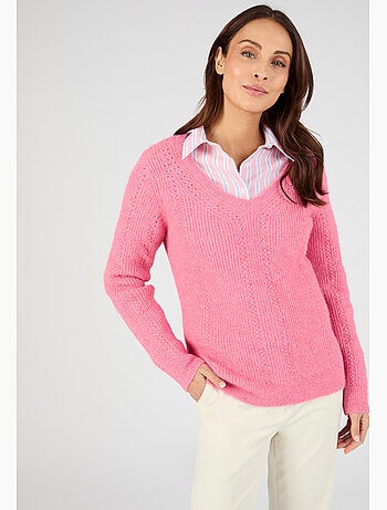 Pull maille perlée Thermolactyl - Damart