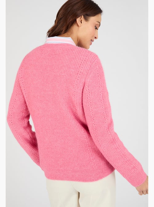 Pull maille perlée Thermolactyl - Damart - Kiabi