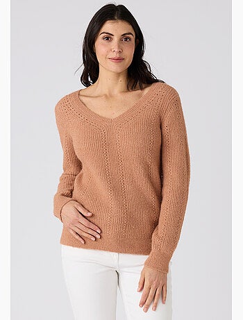 Pull maille perlée Thermolactyl - Damart
