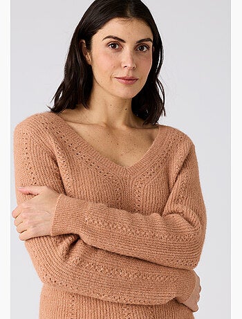 Pull maille perlée Thermolactyl - Damart