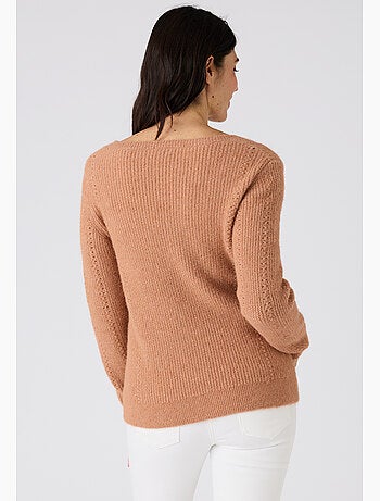 Pull maille perlée Thermolactyl - Damart