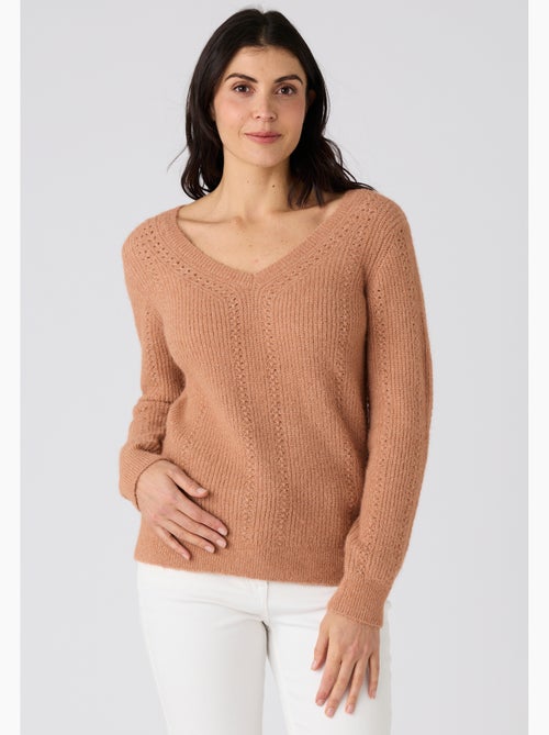 Pull maille perlée Thermolactyl - Damart - Kiabi