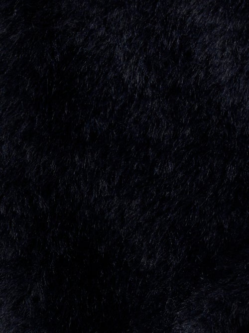 Pull maille poilue à motif végétal brillant - Damart - Kiabi