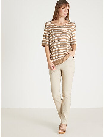 Pull maille ruban brillante - DAXON