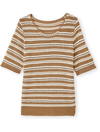 Pull maille ruban brillante - DAXON