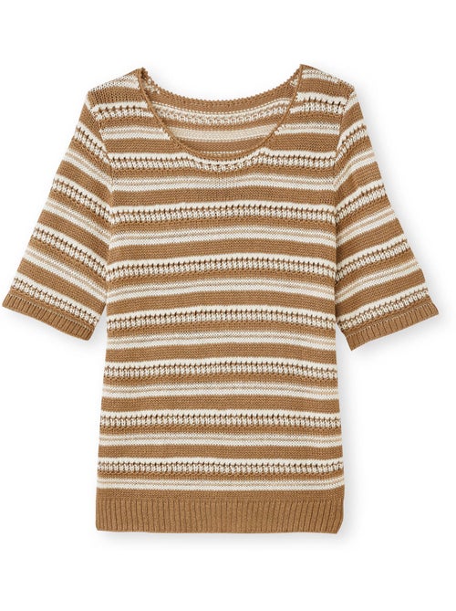 Pull maille ruban brillante - DAXON - Kiabi