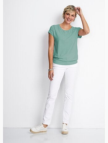 Pull maille scintillante manches kimono - Afibel