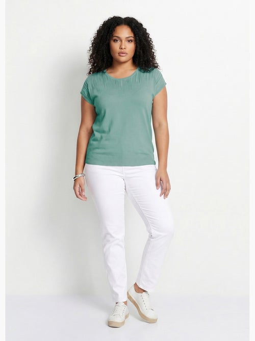 Pull maille scintillante manches kimono - Afibel - Kiabi