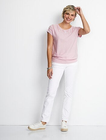 Pull maille scintillante manches kimono - Afibel