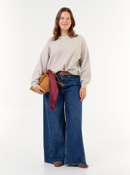 Pull maille torsadée - Kiabi