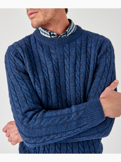 Pull maille torsades  - Damart - Kiabi