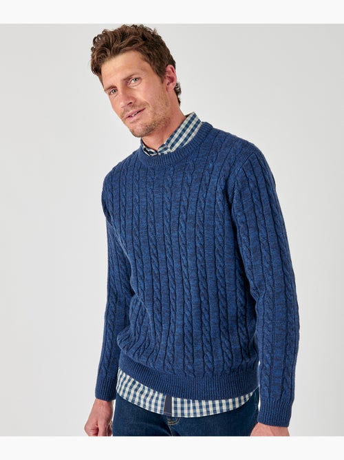 Pull maille torsades  - Damart - Kiabi