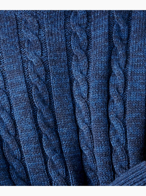 Pull maille torsades  - Damart - Kiabi