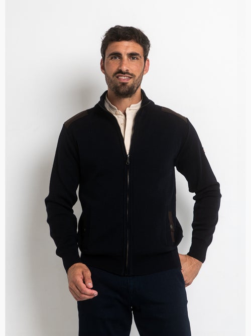 Pull maille zippé avec col montant - AFIBEL - Kiabi Pull maille zippé avec col montant - AFIBEL - Kiabi
