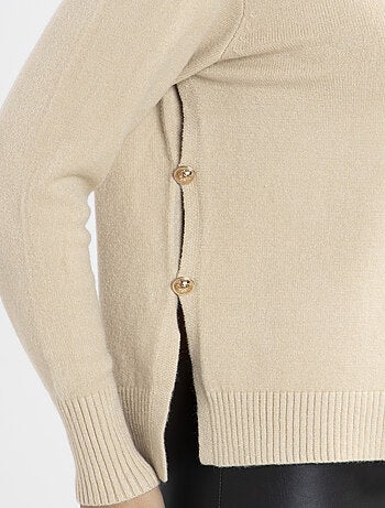 Pull Malo Camel Pulls cheminée