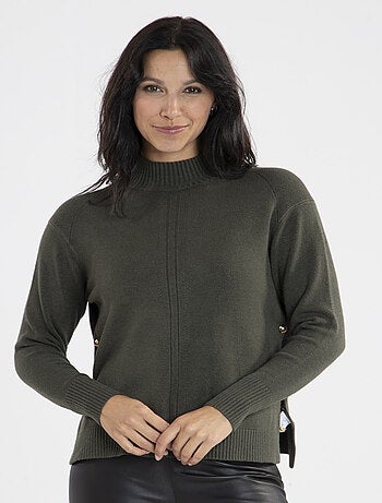 Pull Malo Kaki Pulls cheminée