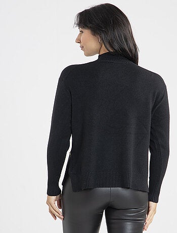 Pull Malo Noir Pulls cheminée