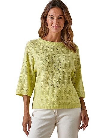 Pull manches au coude 5% laine - DAXON