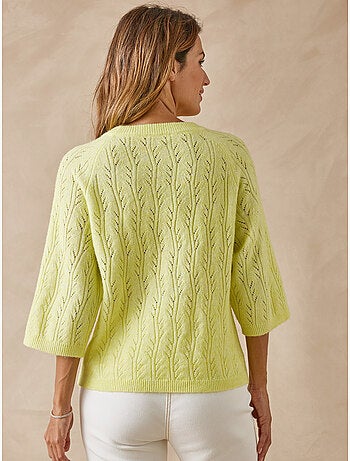 Pull manches au coude 5% laine - DAXON