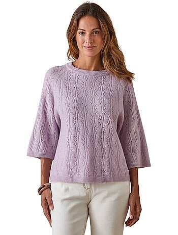 Pull manches au coude 5% laine - DAXON